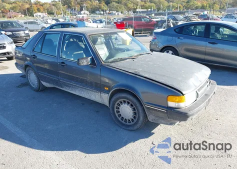 1990 Saab 9000 z USA, uszkodzony, nr VIN YS3CL58L8L2001799